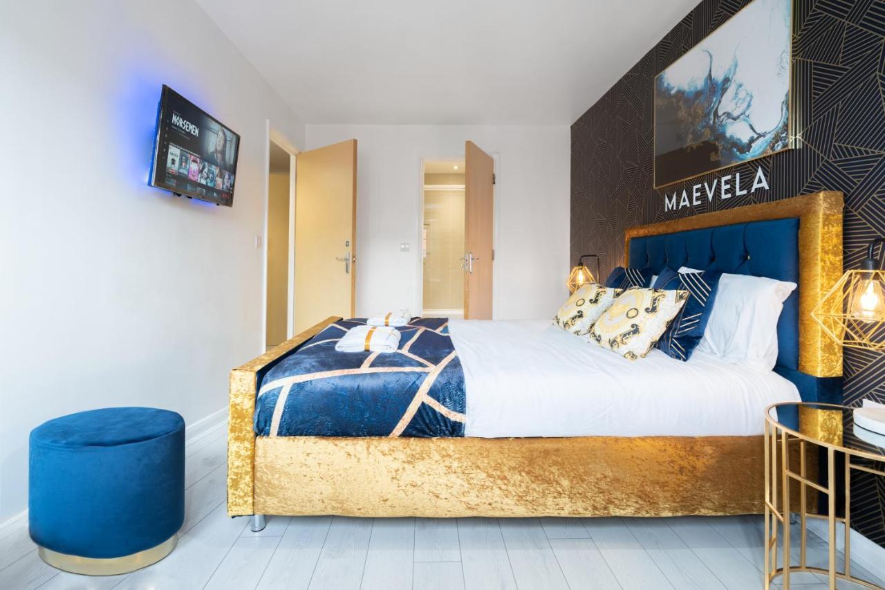 Maevela Apartments - Ultra Lavish Luxury 2 Bed Apartment City Centre - With Balcony - Free Secure Parking - Ps4 & Smart Tv'S Birmingham Exterior photo